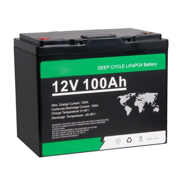 Evoke 12V 100Ah jump start Li ion battery 1