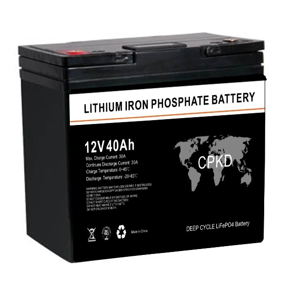 Evoke 12V 40Ah jump start Li ion battery 1