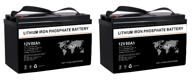 Evoke 12V 80Ah jump start Li ion battery 3