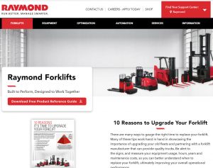 Raymond forklift battery