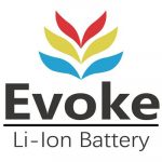 evocar logotipo li ion bateria evocar 方形logo 电池 tn