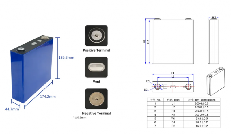 eve lfp lithium lifepo4 battery 3.2v150ah2